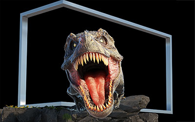 立川GREEN SPRINGS 東京項目 裸眼3d霸王龍 裸眼3D LED大屏設計安裝、廣告投放、內容制作、代理運營 裸眼3D文創LED服務商-數字光魔